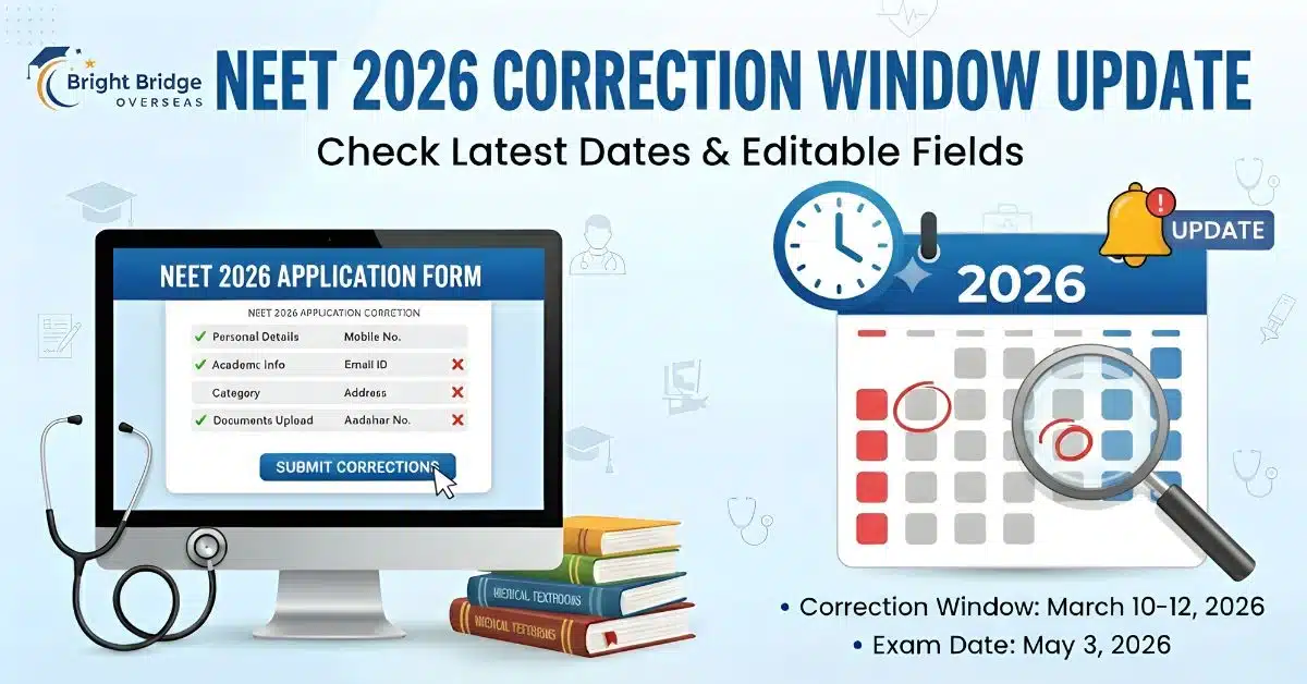 NEET 2026 Correction Window Update